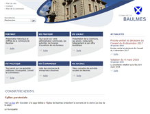 Tablet Screenshot of baulmes.ch